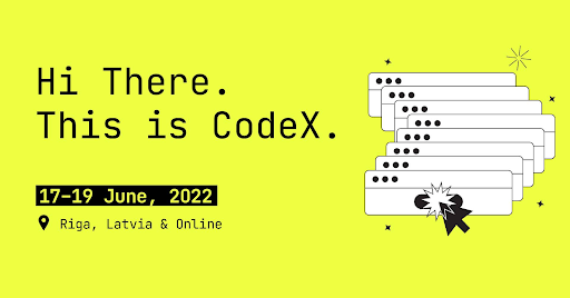 CodeX Hackathon poster