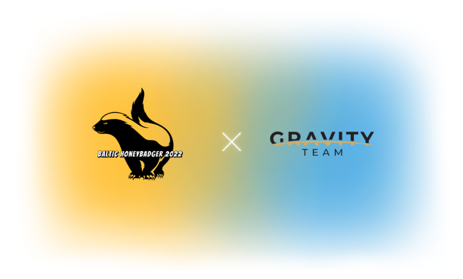 Baltic Honey badger conference Gravity Team sponsorship
